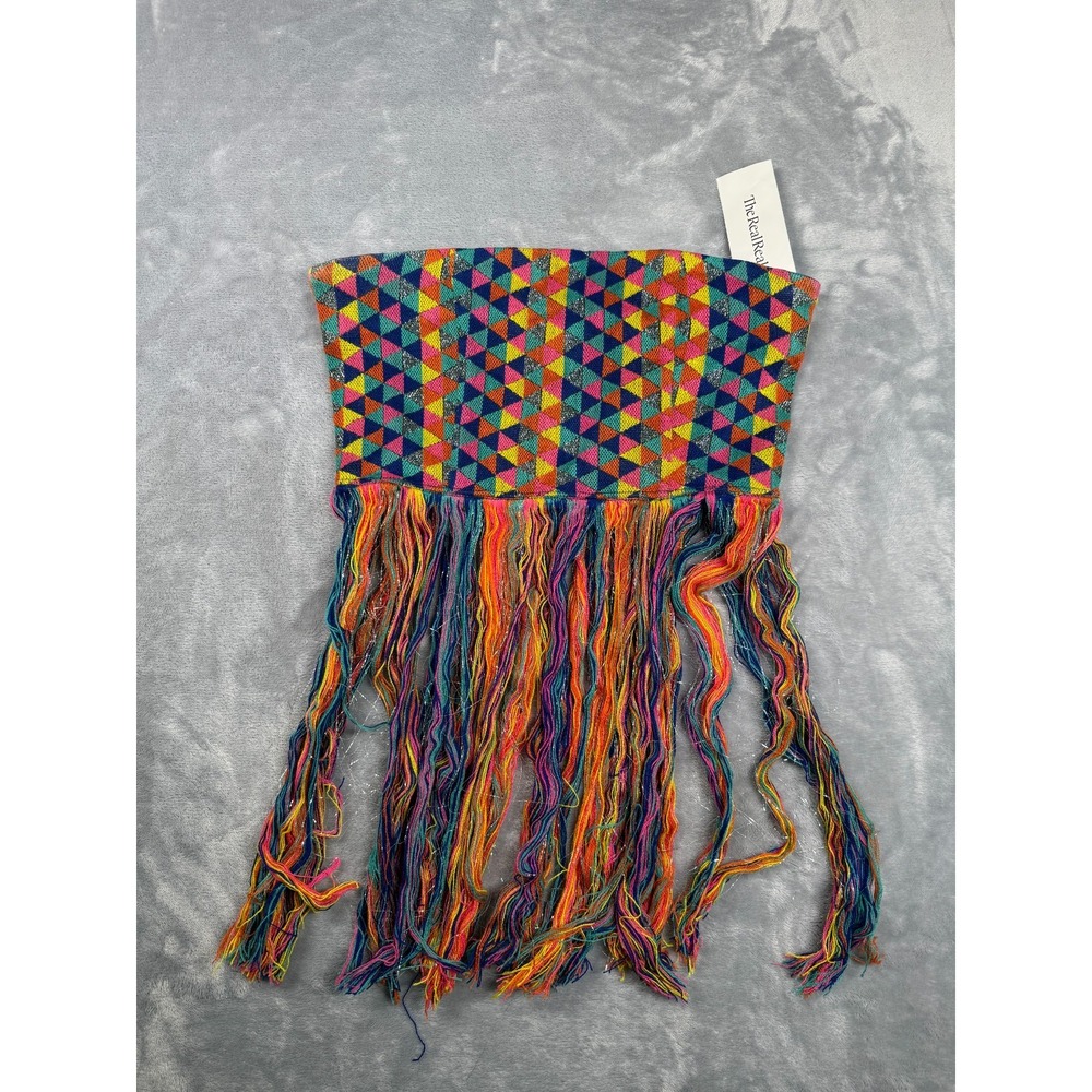 House of Harlow 1960 X REVOLVE Amelia Top Women Small Multicolor Fringe Bohemian
